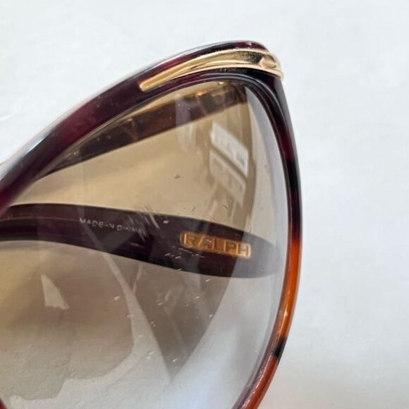 Ralph Lauren Eyewear Shiny Pink Havana Polarized Sunglasses *SCRATCHED*